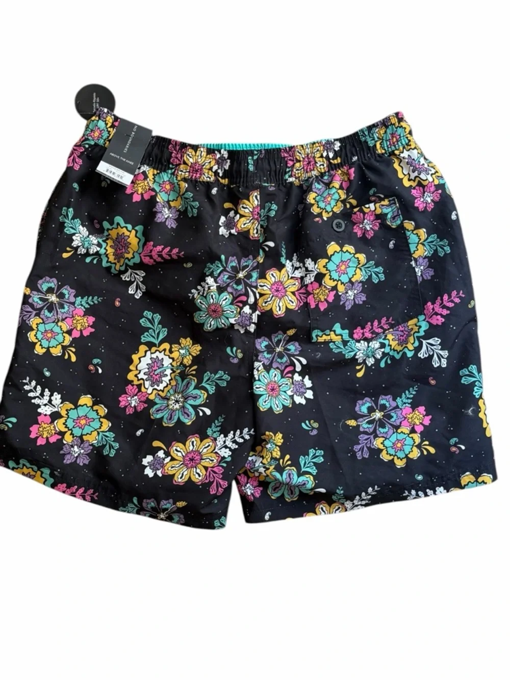 NWT M No Boundaries Pool Party Swim Trunks Men’s Graphic Print Board Shorts